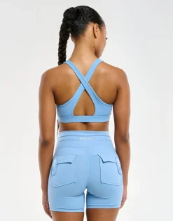 Online ECHT Essence Shorts Process Blue