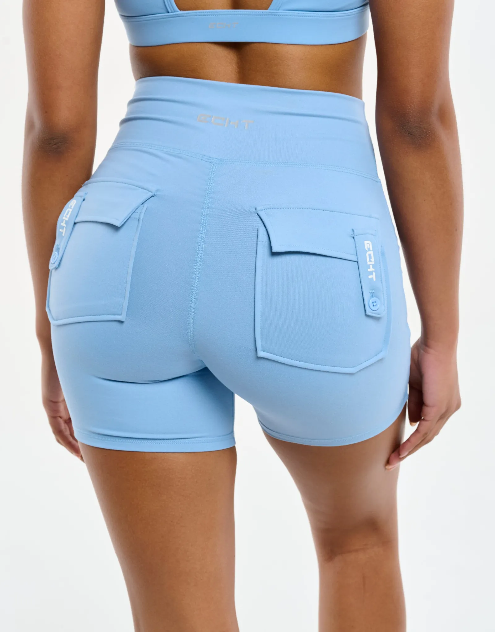 Online ECHT Essence Shorts Process Blue