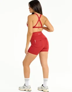 Online ECHT Essence Shorts Scarlet Red