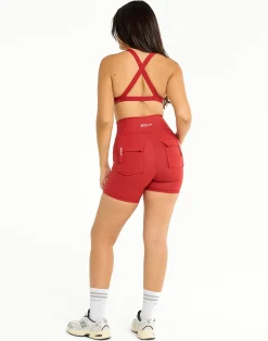 Online ECHT Essence Shorts Scarlet Red