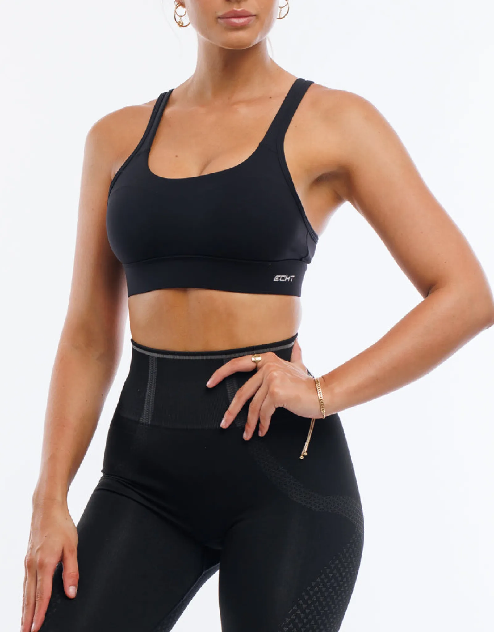 Fashion ECHT Essence Sports Bra Black