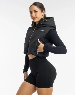 Clearance ECHT Essentia Vest Jacket Black