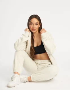 Sale ECHT Essential Zip-Up Hoodie Heather Grey