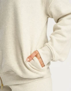 Sale ECHT Essential Zip-Up Hoodie Heather Grey