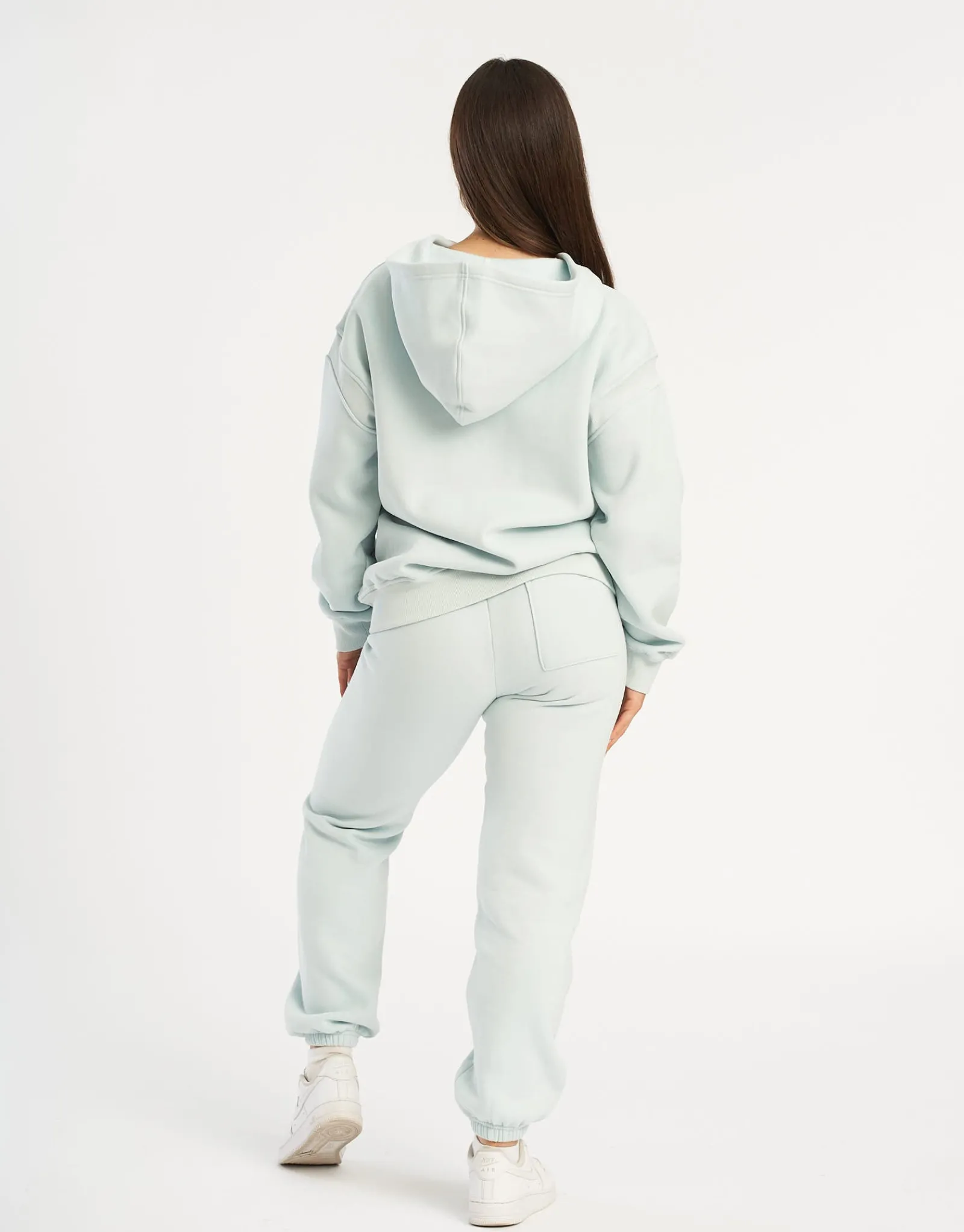 Online ECHT Essential Zip-Up Hoodie Light Blue