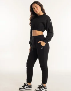 Discount ECHT Esteem Cropped Sweater Black