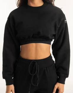 Discount ECHT Esteem Cropped Sweater Black