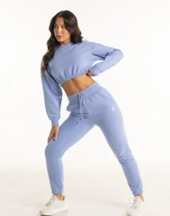 Sale ECHT Esteem Cropped Sweater Hydrangea Blue