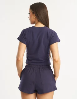 Outlet ECHT Flag Baby Tee Eclipse Blue