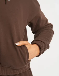 Outlet ECHT Flag Zip-Up Jacket Fudge Brown