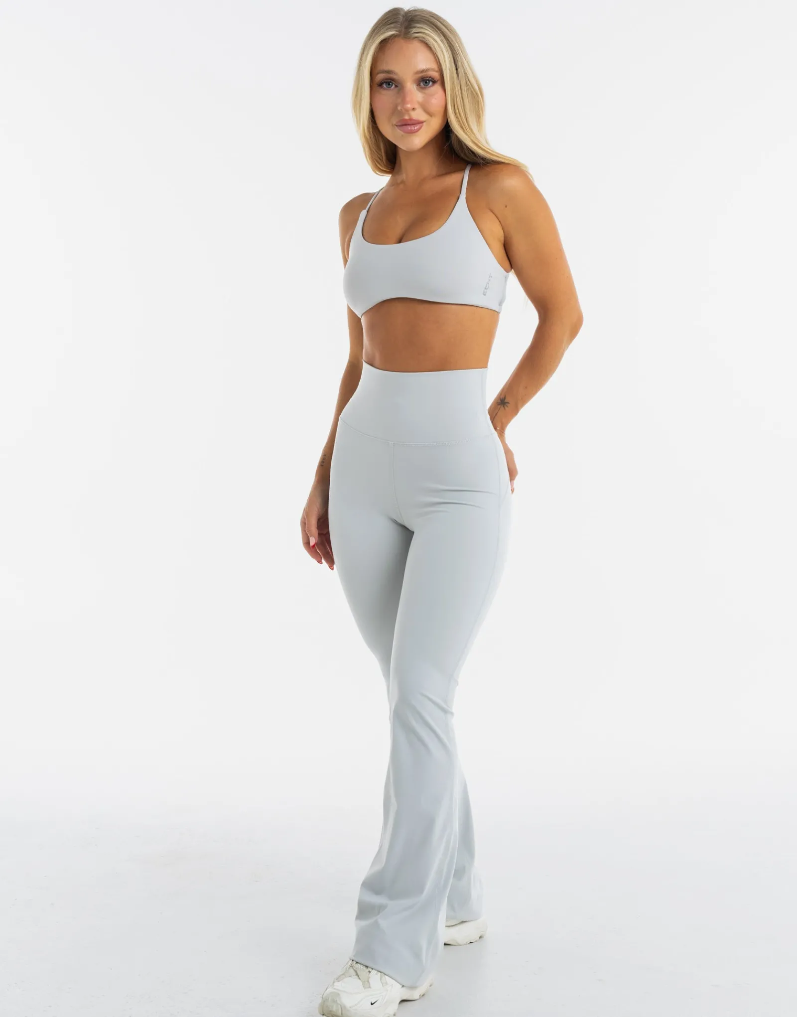 Clearance ECHT Flare Leggings Micro Grey