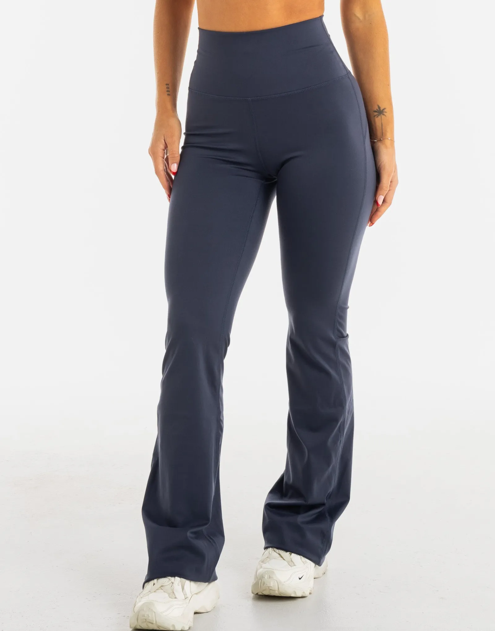Clearance ECHT Flare Leggings Smoke Grey