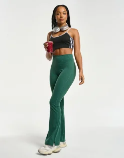 Hot ECHT Flare Leggings V2 Forest Green