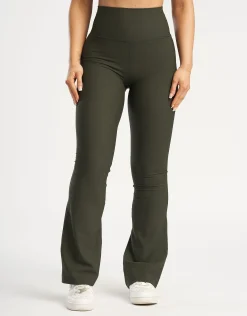 Online ECHT Flare Lounge Leggings Forest Green