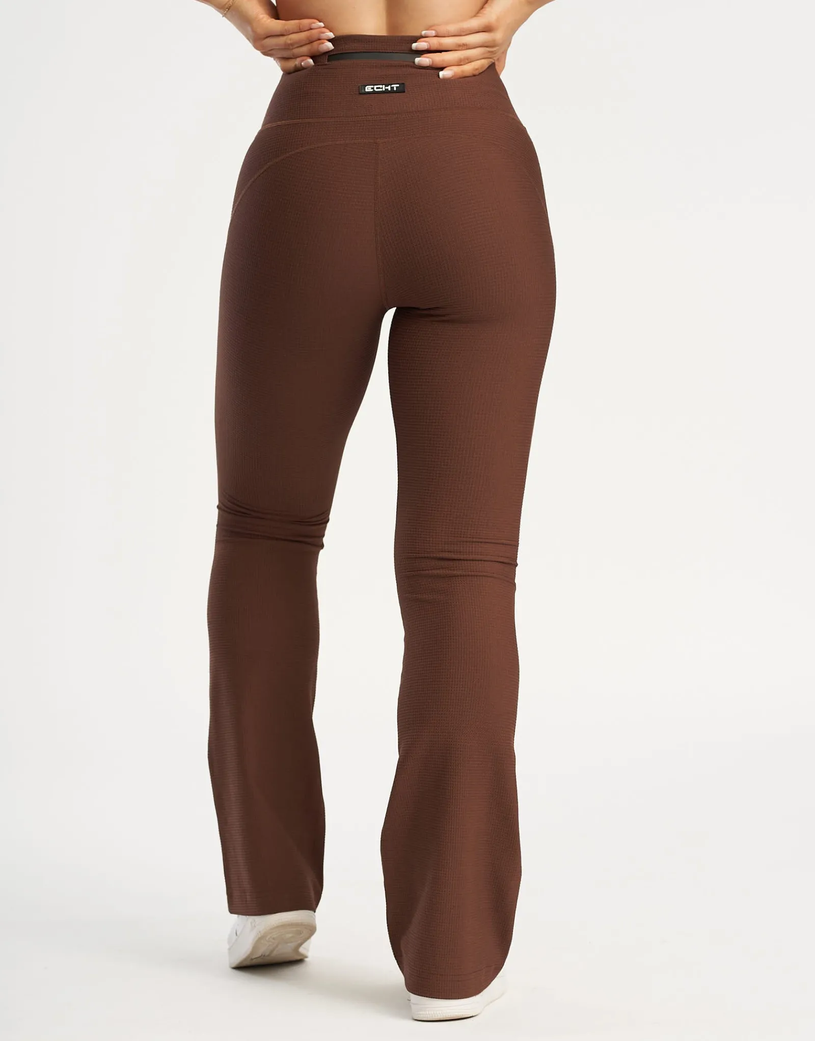 Hot ECHT Flare Lounge Leggings Chestnut Brown