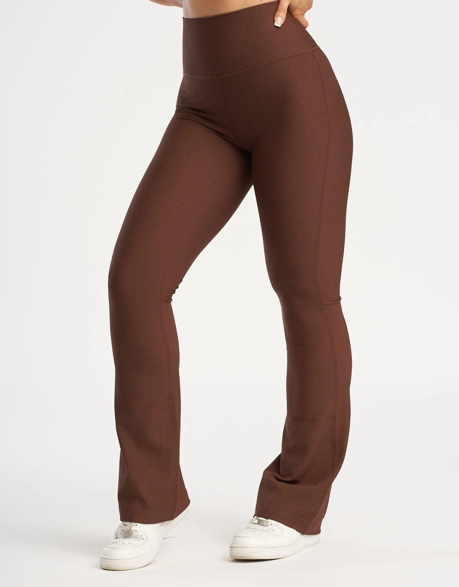 Hot ECHT Flare Lounge Leggings Chestnut Brown
