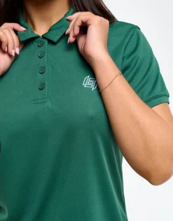 New ECHT Flow Short-Sleeve Polo Green