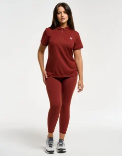 Outlet ECHT Flow Short-Sleeve Polo Brown