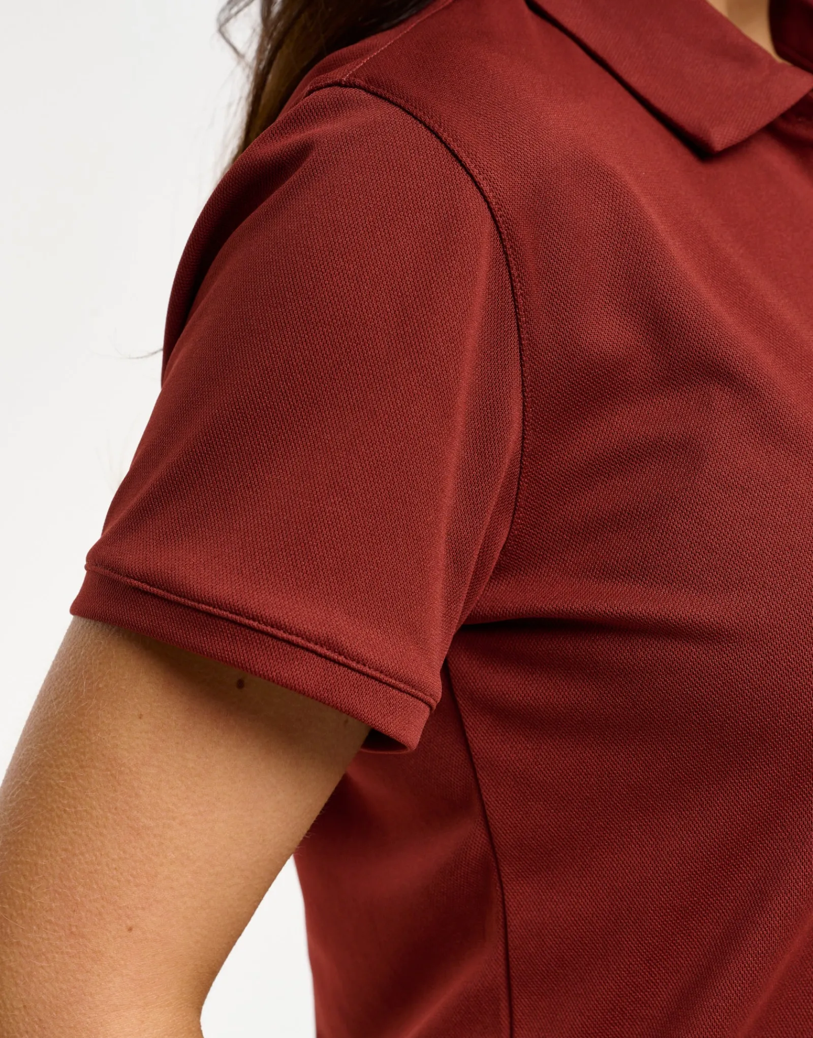 Clearance ECHT Flow Short-Sleeve Polo Brown