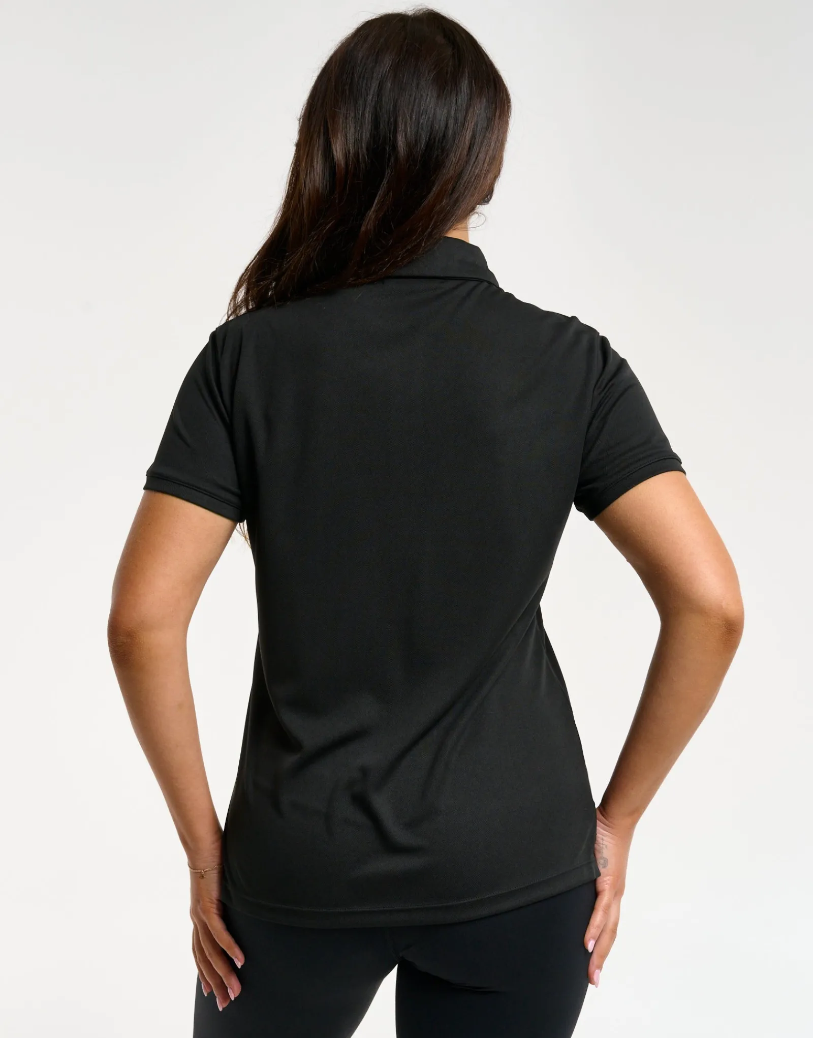 Fashion ECHT Flow Short-Sleeve Polo Black