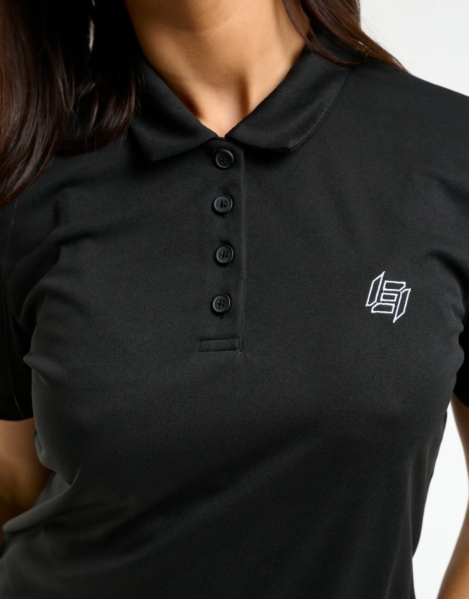 Fashion ECHT Flow Short-Sleeve Polo Black