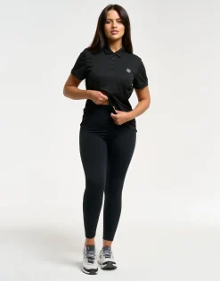 Fashion ECHT Flow Short-Sleeve Polo Black