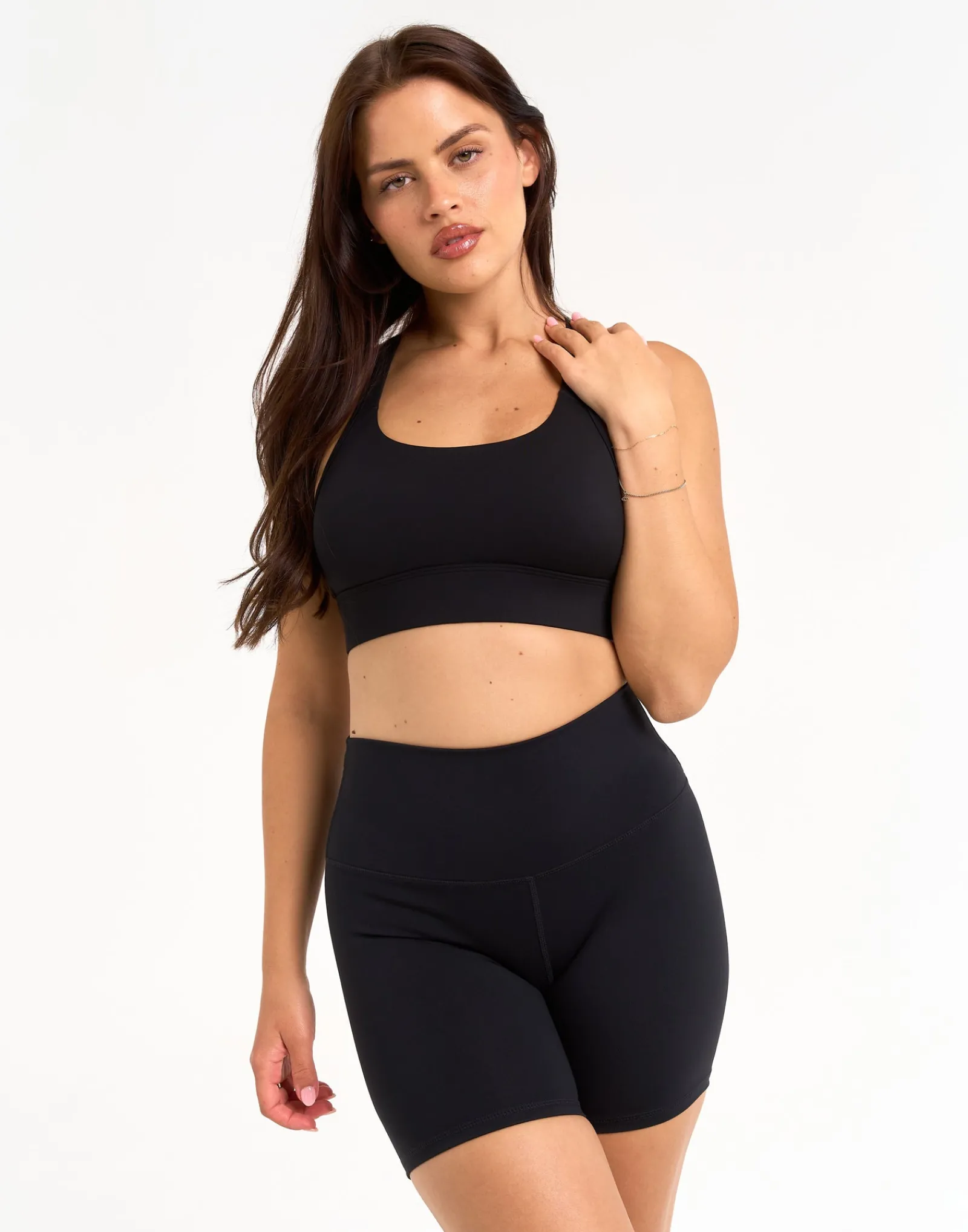 Sale ECHT Freedom High Waisted Shorts 5.5" Black
