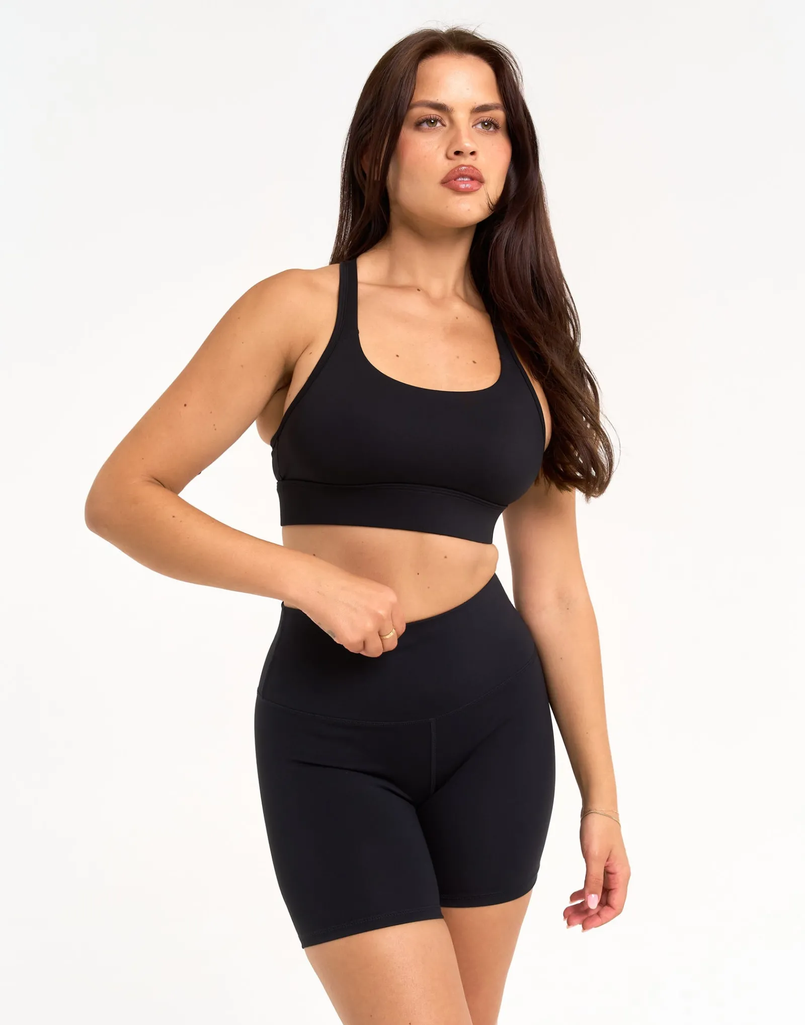 Sale ECHT Freedom High Waisted Shorts 5.5" Black