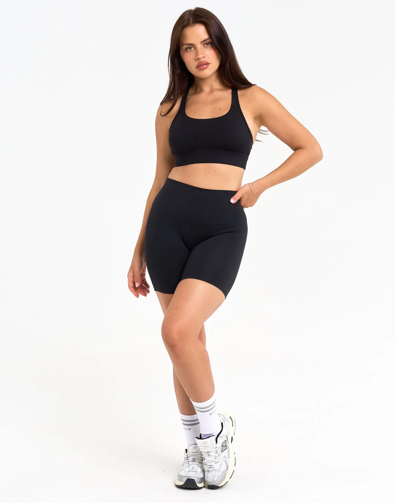 Sale ECHT Freedom High Waisted Shorts 5.5" Black