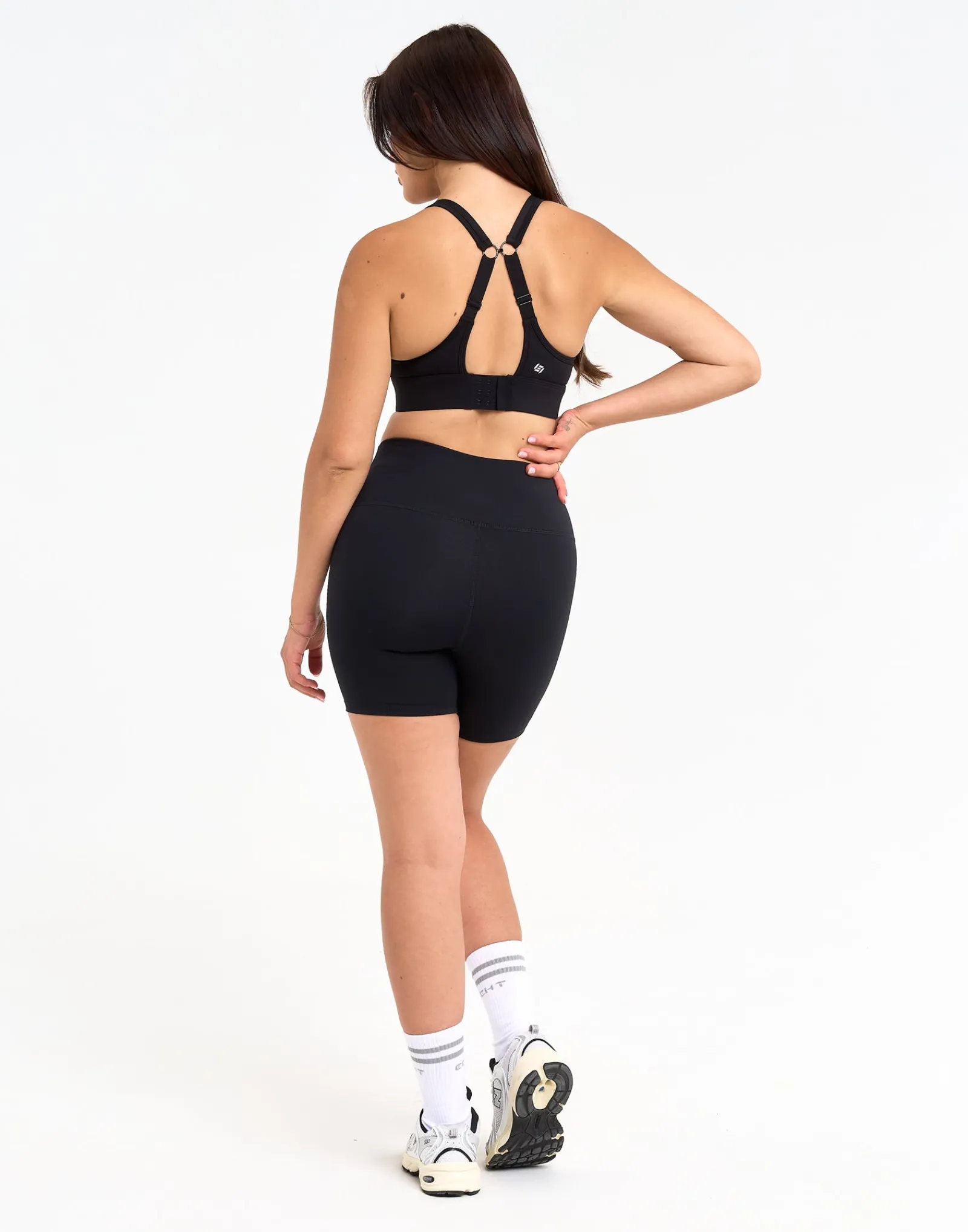 Sale ECHT Freedom High Waisted Shorts 5.5" Black
