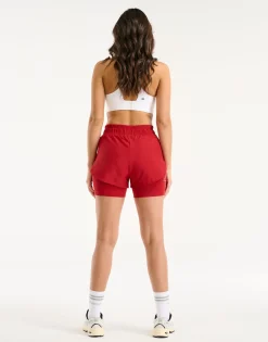 Clearance ECHT Freedom Running Shorts Scarlet Red