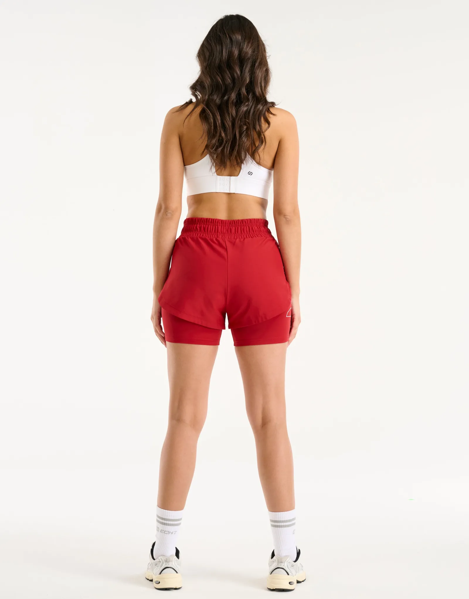 Clearance ECHT Freedom Running Shorts Scarlet Red