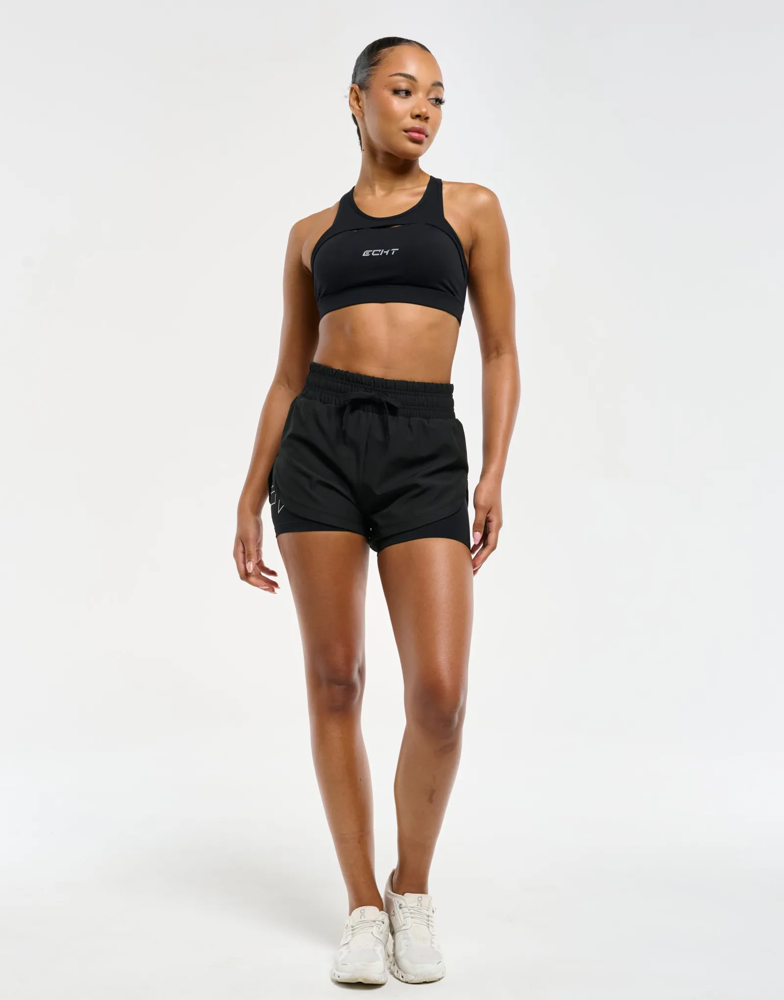 Fashion ECHT Freedom Running Shorts Black
