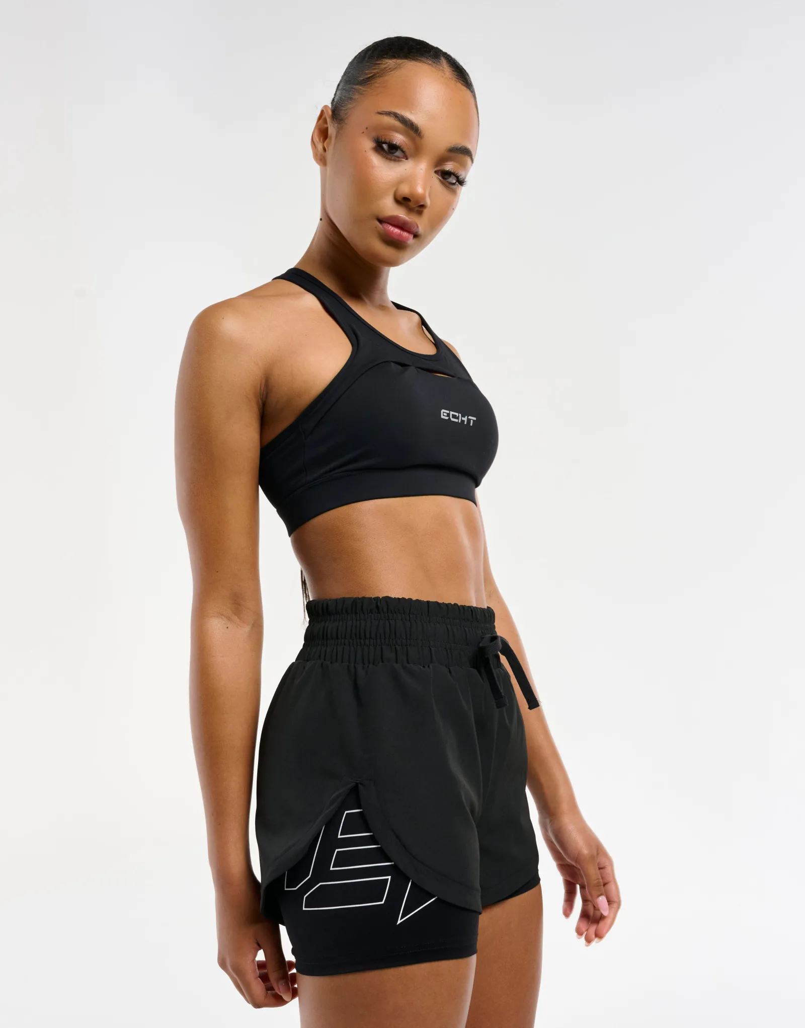 Fashion ECHT Freedom Running Shorts Black