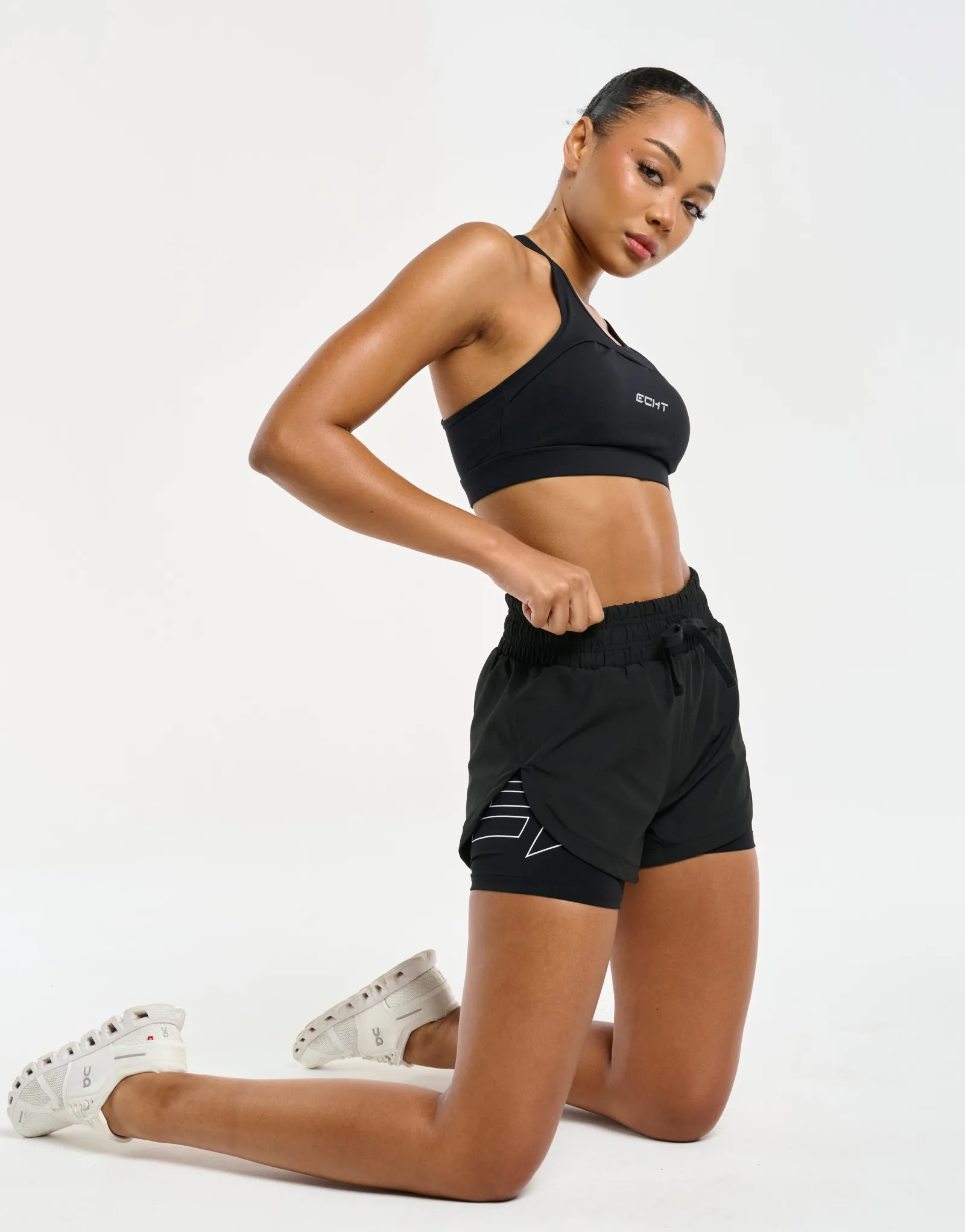 Fashion ECHT Freedom Running Shorts Black