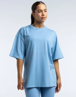 Discount ECHT Futura Oversize Tee Process Blue