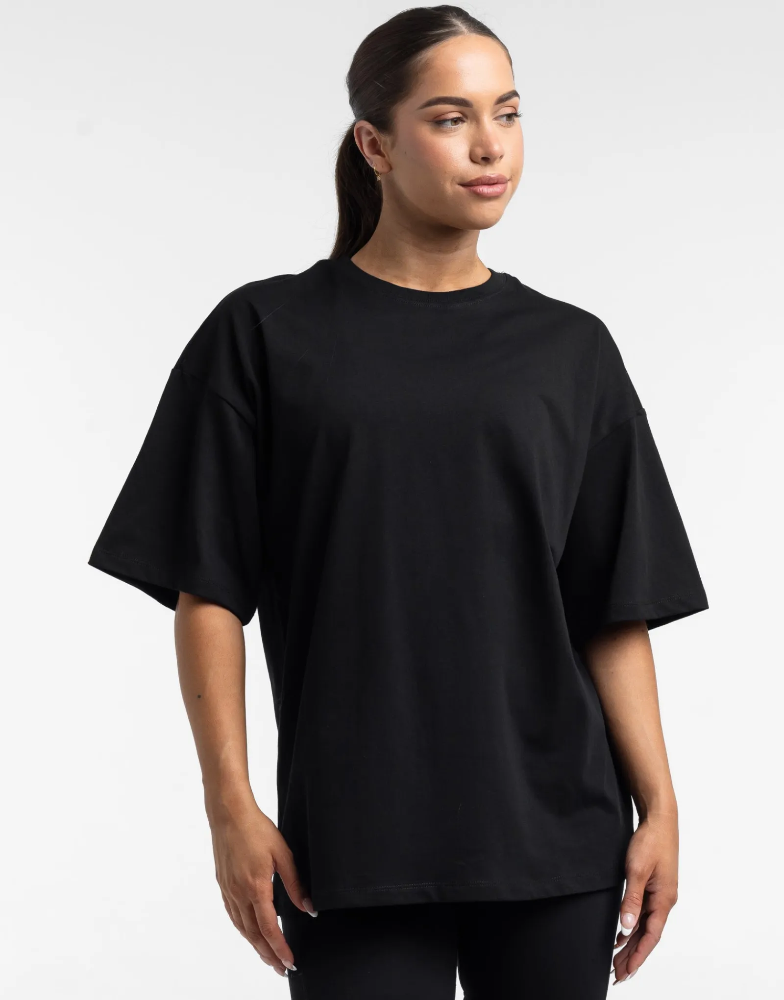 Discount ECHT Futura Oversize Tee Black