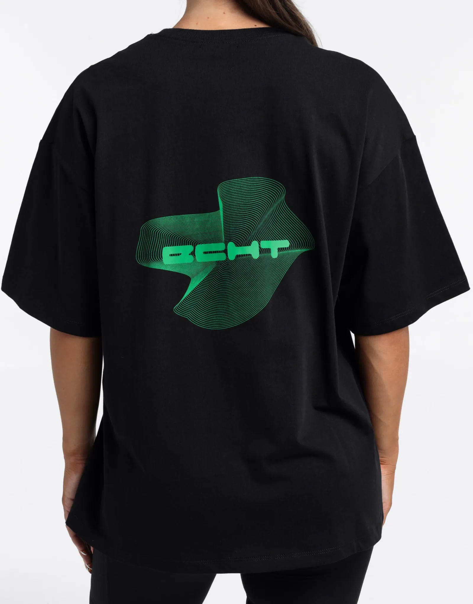 Discount ECHT Futura Oversize Tee Black