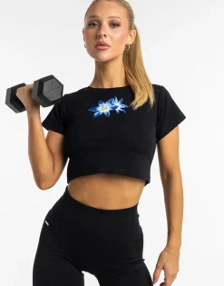 Clearance ECHT Glory Cropped Tee Black