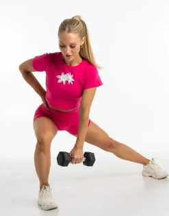 Hot ECHT Glory Cropped Tee Pink