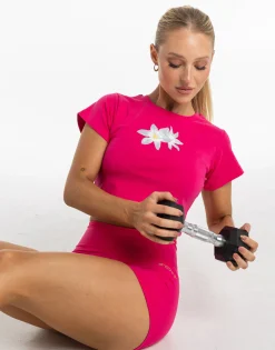 Discount ECHT Glory Cropped Tee Pink