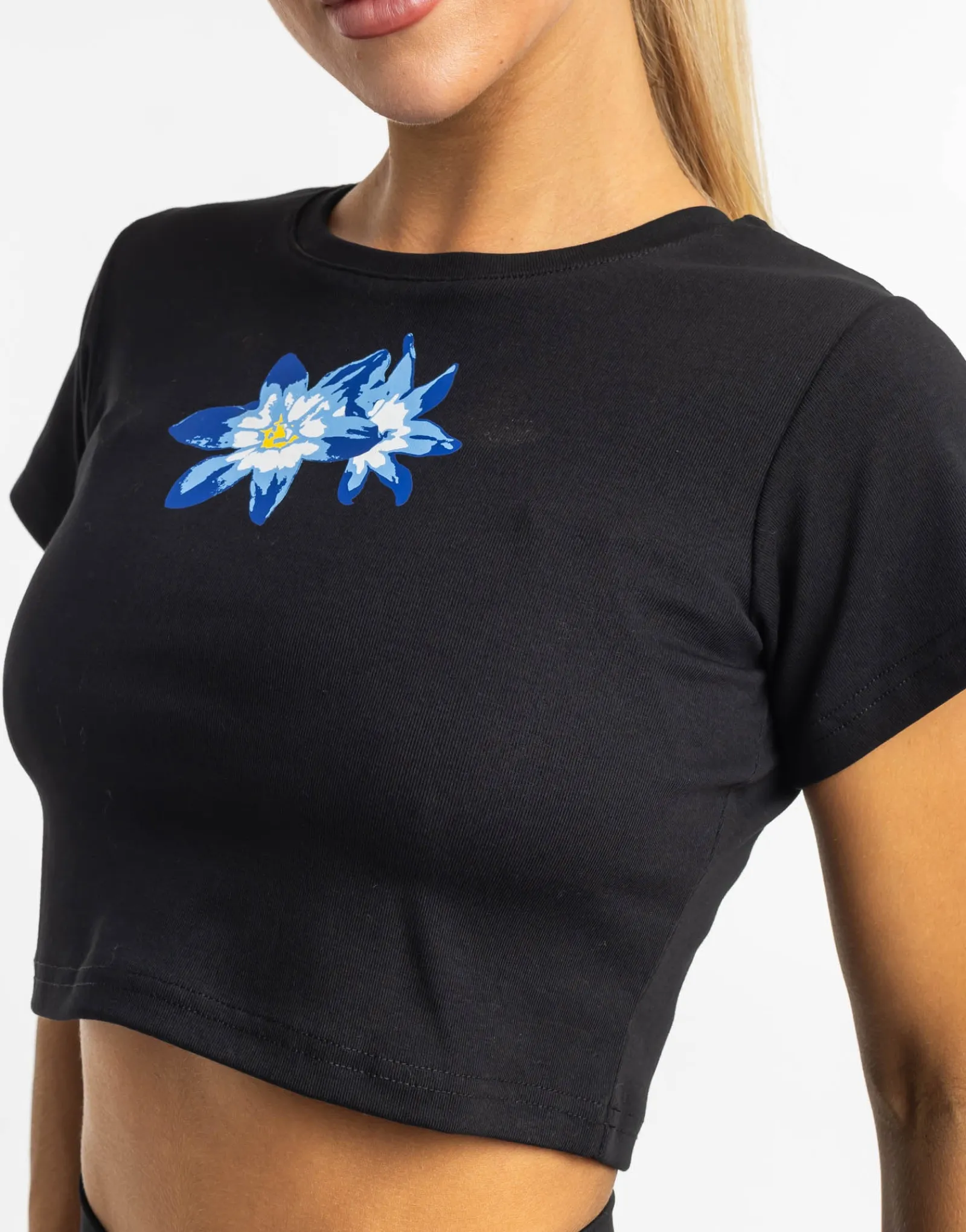 Online ECHT Glory Cropped Tee Black
