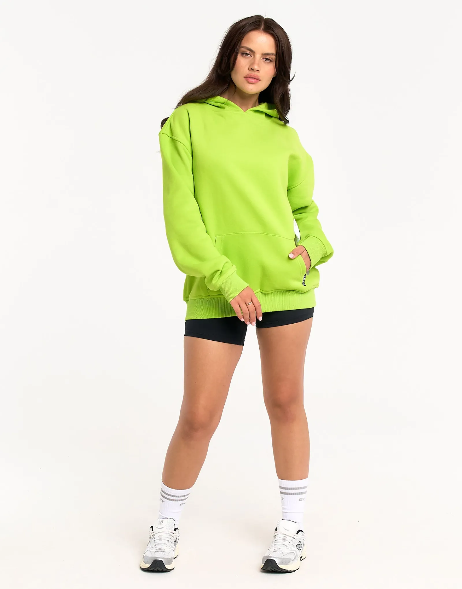 Clearance ECHT Glory Hoodie Lime Green