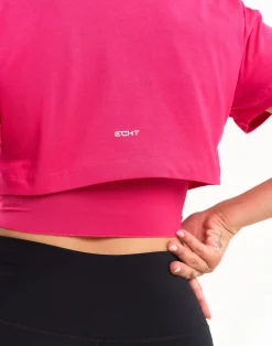 Best ECHT Layered Cropped Tee Pink