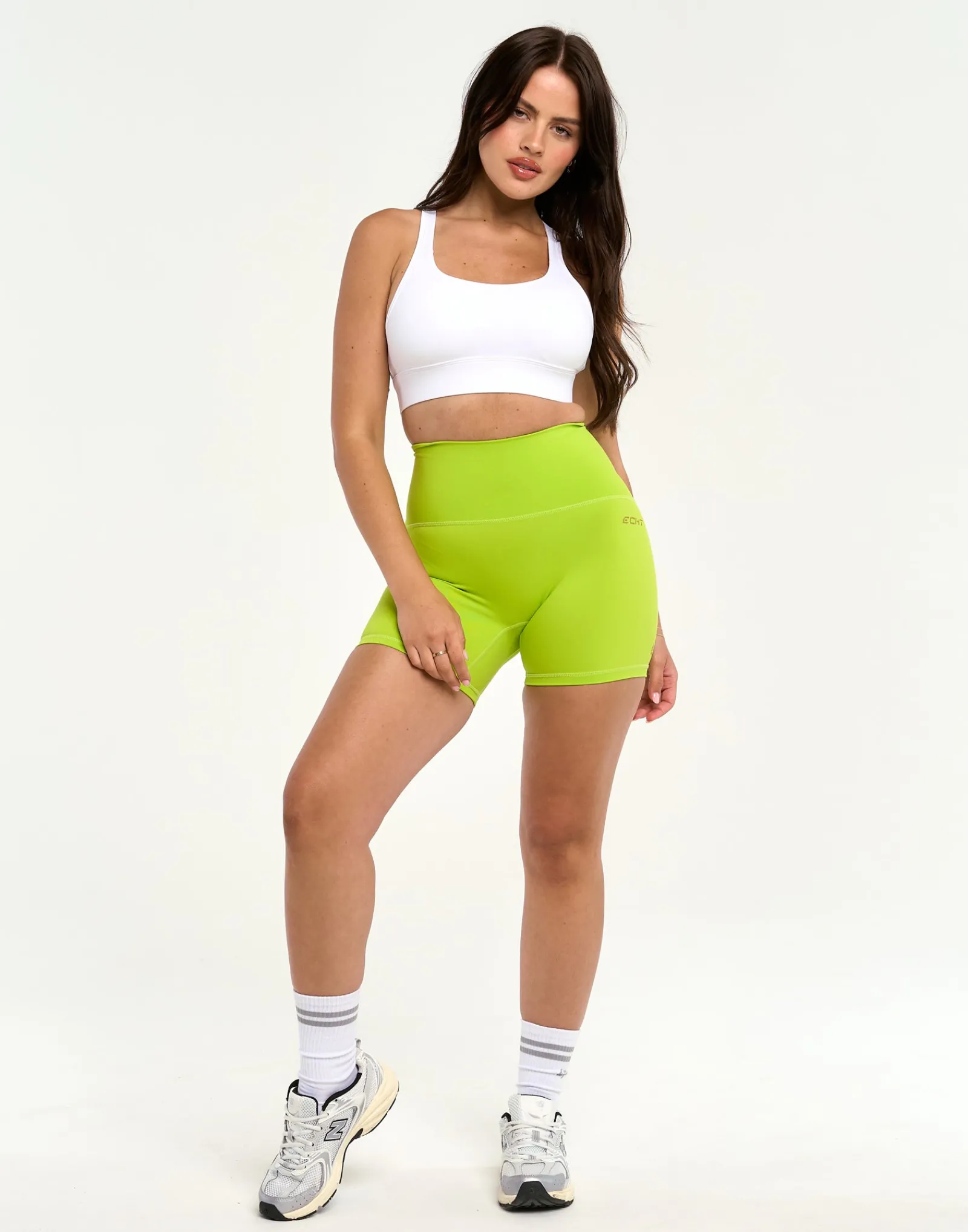 Hot ECHT Limitless Shorts 5" Lime Green