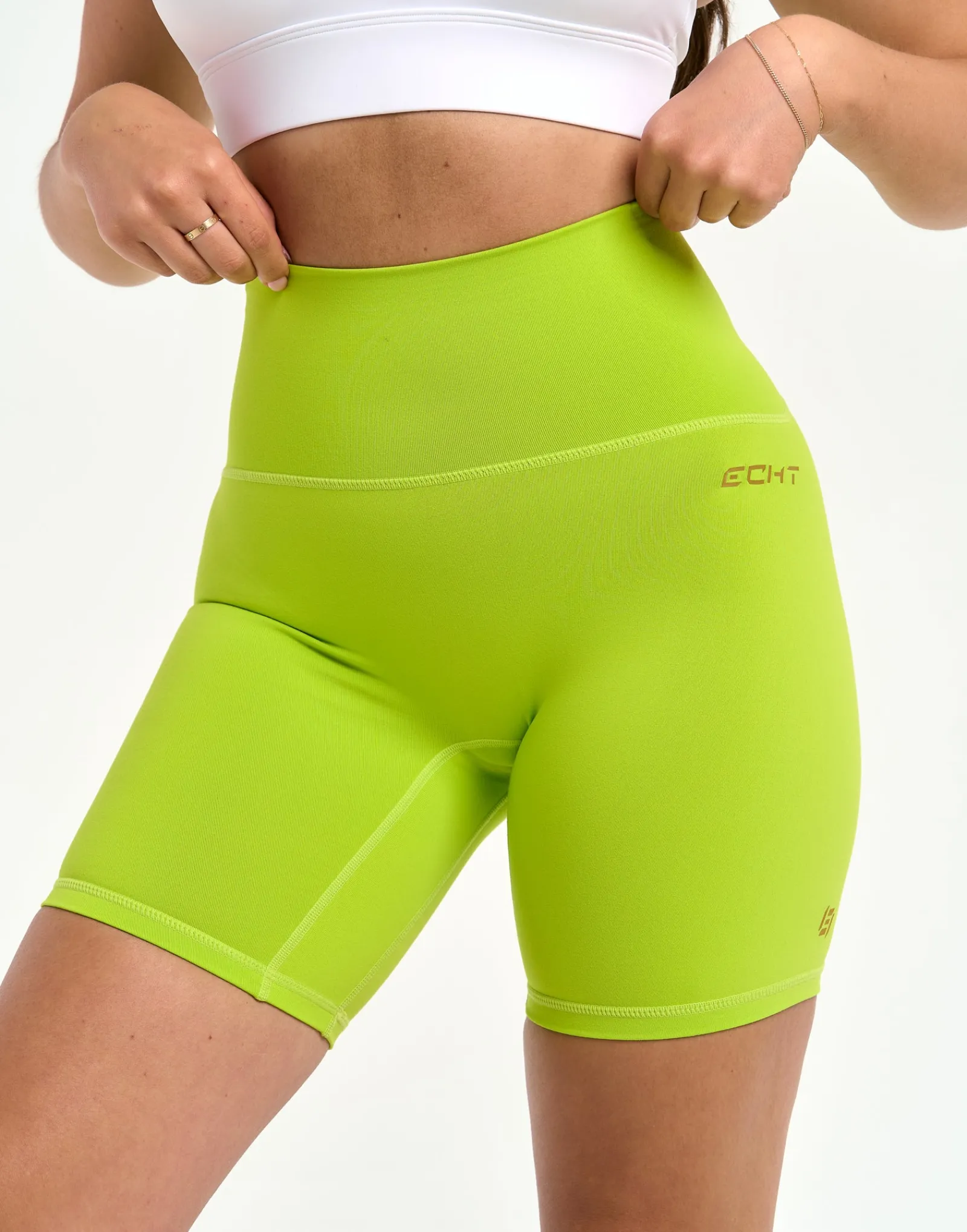 Clearance ECHT Limitless Shorts 7" Lime Green