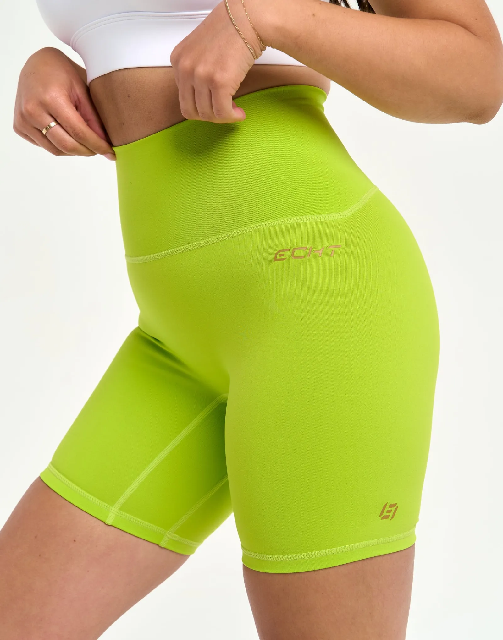 Clearance ECHT Limitless Shorts 7" Lime Green