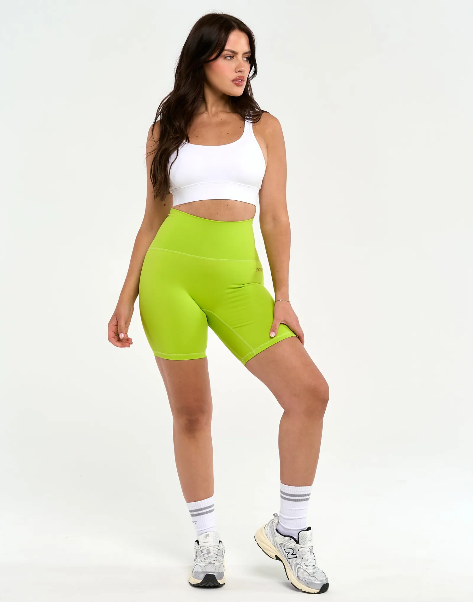 Clearance ECHT Limitless Shorts 7" Lime Green