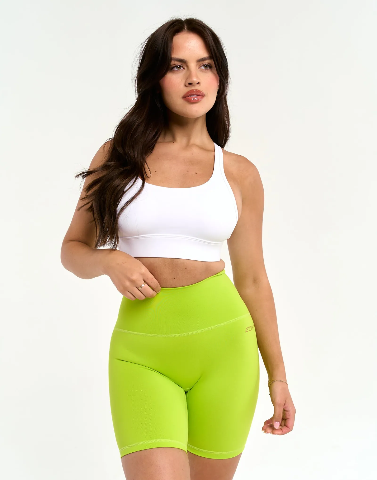 Clearance ECHT Limitless Shorts 7" Lime Green