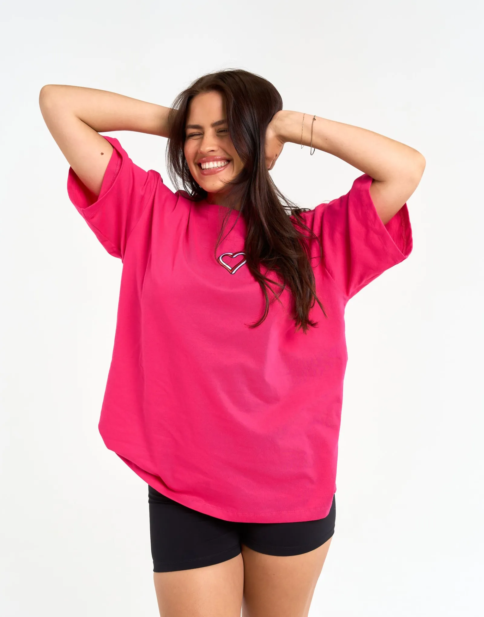 Outlet ECHT Love Oversize Tee Pink